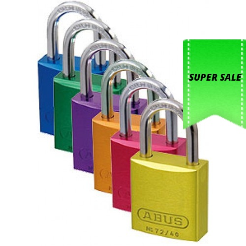 Abus 72 40 Auluminium coloured padlock
